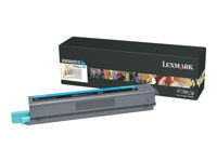 Lexmark - Lång livslängd - cyan - original - tonerkassett X925H2CG