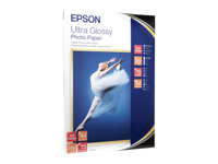 Epson Ultra Glossy Photo Paper - fotopapper - blank - 15 ark - A4 C13S041927
