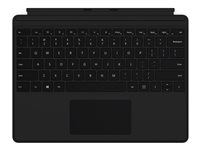 Microsoft Surface Pro Keyboard - tangentbord - med pekdyna - Nordisk - svart Inmatningsenhet QJX-00009