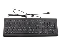 Lenovo - tangentbord - QWERTY - spansk - svart 5D50U84465