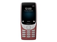 Nokia 8210 4G - röd - 4G funktionstelefon - 128 MB - GSM 16LIBR01A08