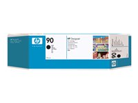 HP 90 - 3-pack - svart - original - bläckpatron C5095A