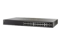 Cisco Small Business SG500-28MPP - switch - 28 portar - Administrerad - rackmonterbar SG500-28MPP-K9-G5