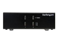 StarTech.com 2x2 VGA Matrix Video Switch Splitter with Audio - Video/audio switch - desktop - ST222MXA - video-/ljudomkopplare - 2 portar ST222MXA