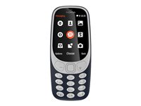Nokia 3310 Dual SIM - mörkblå - funktionstelefon - 16 MB - GSM A00028108