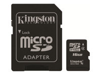 Kingston - flash-minneskort - 16 GB - microSDHC SDC4/16GB