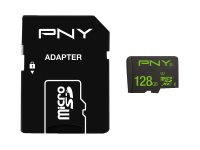 PNY High Performance - flash-minneskort - 128 GB - mikroSDXC UHS-I SDU128HIGPER-1-EF