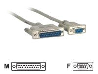 MicroConnect - seriell/parallell kabel - DB-9 till DB-25 - 3 m IBM029B
