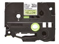 Brother TZe-C51 - fluorescerande tejp - 1 kassett(er) - Rulle (2,4 cm x 5 m) TZE-C51