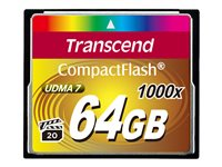 Transcend Ultimate - flash-minneskort - 64 GB - CompactFlash TS64GCF1000