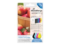 MediaRange - 4-pack - svart, gul, cyan, magenta - kompatibel - bläckpatron (alternativ för: HP 364) MRHP364