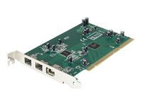 StarTech.com 3 Port 2b 1a PCI 1394b High-quality FireWire Adapter Card (PCI1394B_3) - FireWire-adapter - PCI 64 - 3 portar PCI1394B_3