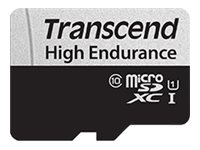 Transcend 350V - flash-minneskort - 64 GB - mikroSDXC UHS-I TS64GUSD350V