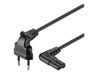 MicroConnect - strömkabel - Typ C till IEC 60320 C7 - 75 cm PE0307075AA