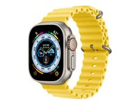 Apple Watch Ultra - titan - smart klocka med Ocean-band - gul - 32 GB MNHG3FD/A