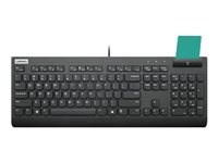 Lenovo Smartcard Wired Keyboard II - tangentbord - spansk - svart 4Y41B69380