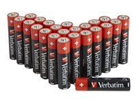 Verbatim batteri - 24 x AAA / LR03 - alkaliskt 49504