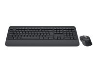 Logitech Signature MK650 Combo for Business - sats med tangentbord och mus - QWERTZ - tysk - grafit Inmatningsenhet 920-010994