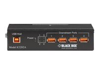 Black Box Industrial-Grade USB Hub - switch - 4 portar - TAA-kompatibel ICI202A