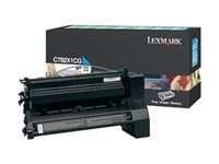Lexmark - Extra lång livslängd - cyan - original - tonerkassett - LCCP, LRP C782X1CG