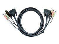 ATEN 2L-7D03UI - video/USB/ljud-kabel - 3 m 2L-7D03UI
