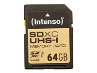 Intenso Premium - flash-minneskort - 64 GB - SDXC UHS-I 3421490