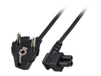 MicroConnect - strömkabel - IEC 60320 C5 till power CEE 7/7 - 3 m PE010830A