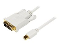 StarTech.com 10 ft Mini DisplayPort to DVI Adapter Cable MDP to DVI - White - DisplayPort-kabel - 3.04 m MDP2DVIMM10W