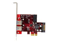 StarTech.com PCI Express USB 3.0-kort med 4 portar - 2 externa, 2 interna - SATA-ström - USB-adapter - PCIe 2.0 - USB 3.0 x 4 PEXUSB3S2EI