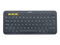 Logitech K380 Multi-Device Bluetooth Keyboard - tangentbord - ryska - svart Inmatningsenhet 920-007584
