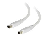 C2G 1m Mini DisplayPort Cable 4K UHD M/M - White - DisplayPort-kabel - 1 m 84410