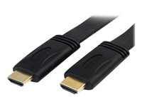 StarTech.com 5 m platt Höghastighets-HDMI-kabel med Ethernet - Ultra HD 4k x 2k HDMI-kabel - HDMI till HDMI M/M - HDMI-kabel med Ethernet - 5 m HDMM5MFL