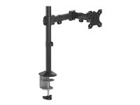 Fellowes Reflex Single Monitor Arm monteringssats - justerbar arm - för Bildskärm - svart, RAL 9017 8502501