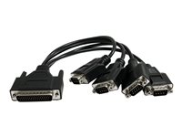 StarTech.com RS232 PCI Express seriellt kort med 4 portar och breakout-kabel - seriell adapter - PCIe - RS-232 x 4 PEX4S553B