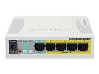 MikroTik RouterBOARD RB260GSP - switch - 6 portar - Administrerad CSS106-1G-4P-1S