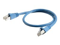 C2G Cat6a Booted Shielded (STP) Network Patch Cable - patch-kabel - 7 m - blå 89913