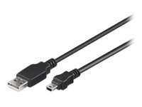 MicroConnect - USB-kabel - USB till mini-USB typ B - 5 m USBAMB55