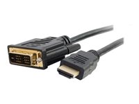 C2G 1m (3ft) HDMI to DVI Cable - HDMI to DVI-D Adapter Cable - 1080p - M/M - adapterkabel - 1 m 42514