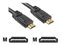 Sharkoon HDMI Premium Cable - HDMI-kabel - 15 m 4044951009046