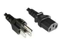 MicroConnect - strömkabel - NEMA 5-15 till power IEC 60320 C13 - 3 m PE110430