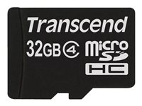 Transcend - flash-minneskort - 32 GB - microSDHC TS32GUSDC4
