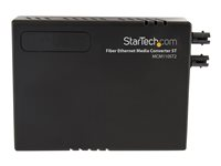 StarTech.com 10/100 MM Fiber Copper Fast Ethernet Media Converter ST 2 km - fibermediekonverterare - 10Mb LAN, 100Mb LAN MCM110ST2EU