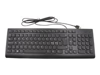 Lenovo Calliope - tangentbord - QWERTY - Nordisk - svart Inmatningsenhet 00XH633