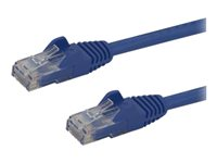 StarTech.com 10m CAT6 Ethernet Cable, 10 Gigabit Snagless RJ45 650MHz 100W PoE Patch Cord, CAT 6 10GbE UTP Network Cable w/Strain Relief, Blue, Fluke Tested/Wiring is UL Certified/TIA - Category 6 - 24AWG (N6PATC10MBL) - patch-kabel - 10 m - blå N6PATC10MBL