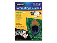 Fellowes Laminating Pouches - 100-pack - 216 x 303 mm - lamineringsfickor 5351111