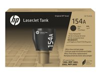 HP 154A - genomsnittliga avkastning - svart - original - toner-refill W1540A