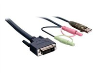 IOGEAR G2L7D02UD - video/USB/ljud-kabel - 1.8 m G2L7D02UD