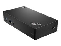 Lenovo ThinkPad USB 3.0 Pro Dock - dockningsstation - USB - DP - 1GbE 40A70045EU