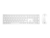 HP Pavilion 800 - sats med tangentbord och mus - brittisk - vit Inmatningsenhet 4CF00AA#ABU