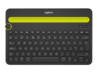 Logitech Multi-Device K480 - tangentbord - Nordisk - svart Inmatningsenhet 920-006362